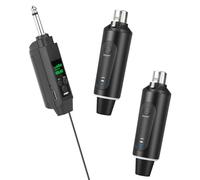 Koolenry 2.4G Receiver System Wired Microphone Transmitter Wired Microphone for Musical Instruments and Guitars