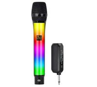 Koolenry 2.4G RGB Wireless Dynamic Microphone Rechargeable for KTV, Church, Shows, Meetings, and Home Use