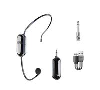 Koolenry 2.4G Wireless Microphone Headset Long Range 30M for Voice Amplifiers, Speakers, Karaoke, Teaching, Outdoor Speeches