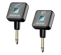 Koolenry 2.4GHz Wireless Guitar Receiver Wireless Audio System 4 Signal Channel for Guitar Electric Instruments Guitar Wireless Transmission System A