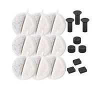 Koolenry 2.5L Cat Water Fountain, High-Efficiency Pet Water Fountain Filters, Compatible with Multiple Models