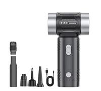 Koolenry 2 in 1 Handheld Fan Electric Air Blower Car Vacuum Cleaner Compressed Air Duster Speed 52M/S Fan