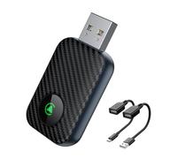 Koolenry 2 in 1 Wireless Carplay Adapter In-Car Screen Projection Box Android Auto Car Interconnection Box