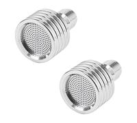 Koolenry 2 Pack 0.5mm Hole High-Pressure Spraying Tips Stainless Steel Washer Nozzle with 1/4 Quick Connect Adapter