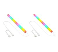 Koolenry 2 PCS ARGB Silicone Tube Sleeve for Water Cooling Radiators 5V 3PIN Soft Tube Vest Computer ARGB Decoration B