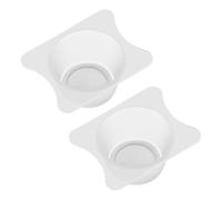 Koolenry 2 Pieces Airbrush Filter Cup PP Strainer Filters for Paint Accessories Crafts, Size 1.30" X 0.98"