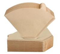 Koolenry 200 Count Coffee Filters,Unbleached Cone 8-12 Cup Disposable Natural Paper Cone Filters