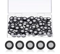 Koolenry 200 Pcs 3D Magnetic Tracking Dot for Scanner Inner 6.0 mm Outer 10 mm Scanning Reference Point Marker for 3D Scanning