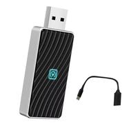 Koolenry 2025 Mini USB Wireless CarPlay Adapter Wired to Wireless CarPlay Adapter for Android Auto Plug Play Converts Wired