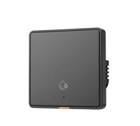 Koolenry 20A 4000W Tuya Zigbee RF433 Smart Switch Monitor for Hot Water Heater AI Assistant Wall Switch Power Monitor Black