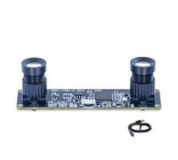 Koolenry 23 Degree Dual Camera Module OV9732 1MP 12mm Dual Camera Module Manual Focus for WinXP/7/8/10 Linux/Android