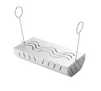 Koolenry 2Pack Stainless Steel Chip Smoker Box with Hinged Lid,Wood Chip Smoked to Add A Smoky Flavor