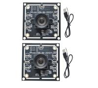 Koolenry 2PCS 100 Degree Camera Module 1MP OV9732 1280x720 30fps USB Camera Module Drive Free for WinXP/7/8/10 with 60cm Cable