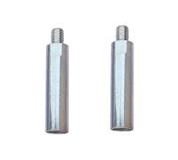 Koolenry 2pcs 125 Angle Grinder Extension Rod Grinding Extension Rod 80mm 100 Angle Grinder Conversion Rod M10 to M14