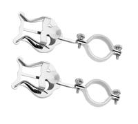 Koolenry 2Pcs Clarinet Lyre Holder Music Clip for Marching Band Clarinet Sheet Music Clip Stand for Practicing Beginners