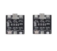 Koolenry 2PCS DT3 Data Cable Tester USB Cable Tester Micro USB Cable Tester USB Type-C Date Cable On-Off Detection Board