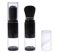 Koolenry 2Pcs Embossing Powder Brushes Retractable Applicator Tool Craft Painting Powder Brush Soft Bristles Handle Tool