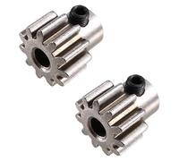 Koolenry 2PCS Metal Motor Gear Pinion Gear 32P 11T 3.175Mm 6747 for TRX4 6X6 TRX6 RC Car Upgrade Parts