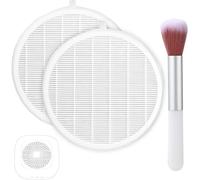 Koolenry 2pcs Reusable Nail-Dust Collector Filter with 1 Brush Attachment, Replacement Filter for Ash Removal Tools