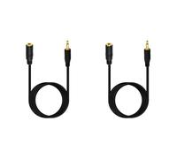 Koolenry 3.5mm1/8 Mini Audio Jack 3.5mm 1/8" Monaural Mini Mono Audio Plug Jack Connector Audio Extension Cord 3.5mm 1/8" Mini Audio Jack Wire