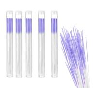 Koolenry 300 Pcs Disposable Earring Hole Cleaner Floss Ear Hole Floss Piercing Hole Cleaner Line Ear Piercing Care Cleaning Tool Odor Removal Ear Care Kit for Women Men Purpler