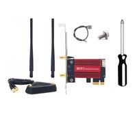 Koolenry 3000Mbps WiFi 6 Wireless Card Adapter Dual Band 2.4G/5Ghz PCIe Wireless Wifi Adapter Bluetooth 5.2 AX200NGW Card for PC