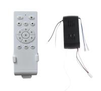 Koolenry 30w Dc Low Voltage Ceiling Fan Remote Control Kit Universal Fan Light Driver Controller 6-Speed Timing