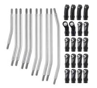 Koolenry 313mm RC Links Upper Lower Linkage Chassis Link Set with Plastic Rod Ends for 1/10 SCX10 II 90046 RC Crawler Car