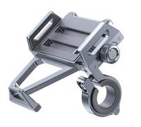 Koolenry 360 Degree Rotating Motorcycle Phone Holder Motorcycle Phone Holder Shockproof Stand Deep Space Grey