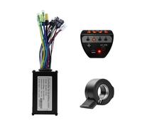 Koolenry 36V 48V 15A Brushless Controller G20 LED Display Meter+130X Throttle Kit for Electric Scooter E-Bike Repair Kit
