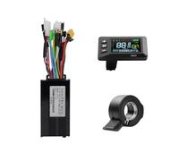 Koolenry 36V 48V 26A Brushless Controller GD02 LCD Display Meter 24V-60V+130X Throttle Kit for Electric Scooter E-Bike Repair Kit