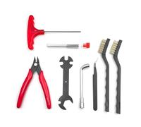Koolenry 3D Printer Tools Kit 17Pcs 3D Printer Accessories Nozzle Disassembly Tool with Cleaning Needle Brush Red
