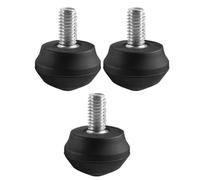 Koolenry 3Pcs Replacement Parts Universal Anti-Slip Rubber Tripod Foot Spikes with 3/8 Inch Thread Tripod Monopod Legs Feet