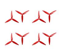 Koolenry 4 Pairs 7040 7X4X3 3-Blade PC Propeller CW+CCW for RC FPV Freestyle 7inch Long Range Drones DIY Parts B