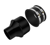 Koolenry 4 to 2 1/2 Dust Collection Hose Reducer 2 1/2 Dust Collection Fittings Woodworking Dust Collection Fitting Kit