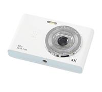 Koolenry 4K Digital Camera Travel Selfie Camara 50MP HD Dual Lens Zoom Photography Screen Entry-Level Kids Campus Mini Retro Cam