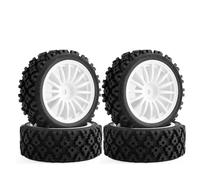 Koolenry 4Pcs 70mm RC Car Tire Wheel for SY1201 SY1202 SY1203 SY1204 1/12 RC Car Upgrade Parts Spare Accessories White