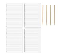 Koolenry 4Pcs Line Stencil Template 11 Inch Scale Writing Ruler for Journaling Spacing,Lettering Guide Straight Line Stencils