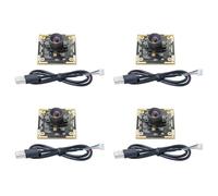 Koolenry 4PCS OV9732 Camera Module 1MP 1280x720 30fps USB Free Driver Manual Focus with 0.5 Meter Cable for WinXP/7/8/10