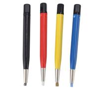 Koolenry 4pcs Watch Rust Cleaning Pen Scratch Brush Pen Set Portable Fiberglass Nylon Steel Brass for Electrical Circuit Boards