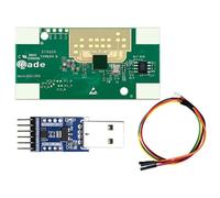Koolenry 4T3R HLK-LD6001 60G MmWave Radar Sensor Module for Human Counting Trajectory Tracking Detection