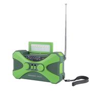 Koolenry 5200mAh Emergency Radio, Solar Hand Crank Radio Portable Radio with Phone Charger LED Flashlight Outdoor Emergency