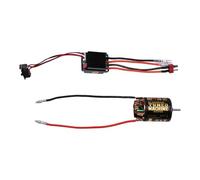 Koolenry 540 Brushed Motor 21T ESC Speed Control Combination Set Climb Drift Racing for 1/10 RC Cralwer/Boat