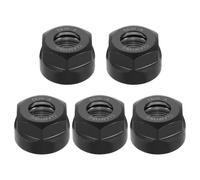 Koolenry 5pcs Clamping Collet Clamping Nuts for CNC Milling Chuck Holder Lathe, ER20A(M25)