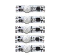 Koolenry 5PCS DC 5-24V 12V PIR Motion Sensor Switch Module Human Movement Sensor Detector Controller Switch Module