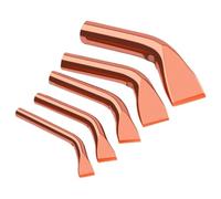 Koolenry 5pcs Heat Electric Soldering Iron Tip 75W 100W 150W 200W 300W High Power Elbow Tip for Welding Tool Replacement Head