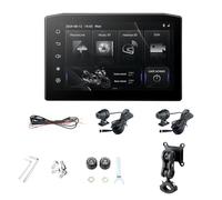 Koolenry 6.25" Portable Digital Dashboard Motorcycle Navigation Anti Theft Removable Screen Wireless CarPlay Moto Android Auto