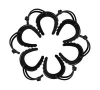 Koolenry 6 Pack First Responder Door Stops Door Finger Pinch Guard Door Handle Stopper Security Black Door Stoppers