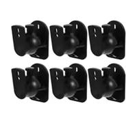 Koolenry 6 Sets Soundbar Speaker Mount Brackets, Wall Rack Audio Stand for Surround Sound