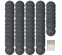 Koolenry 60PCS Rotary Tool Cut Off Wheels 1-1/4Inch Reinforced Fiberglass Cut Off Wheels &4PCS Mandrels Rotary Tool Accessories
